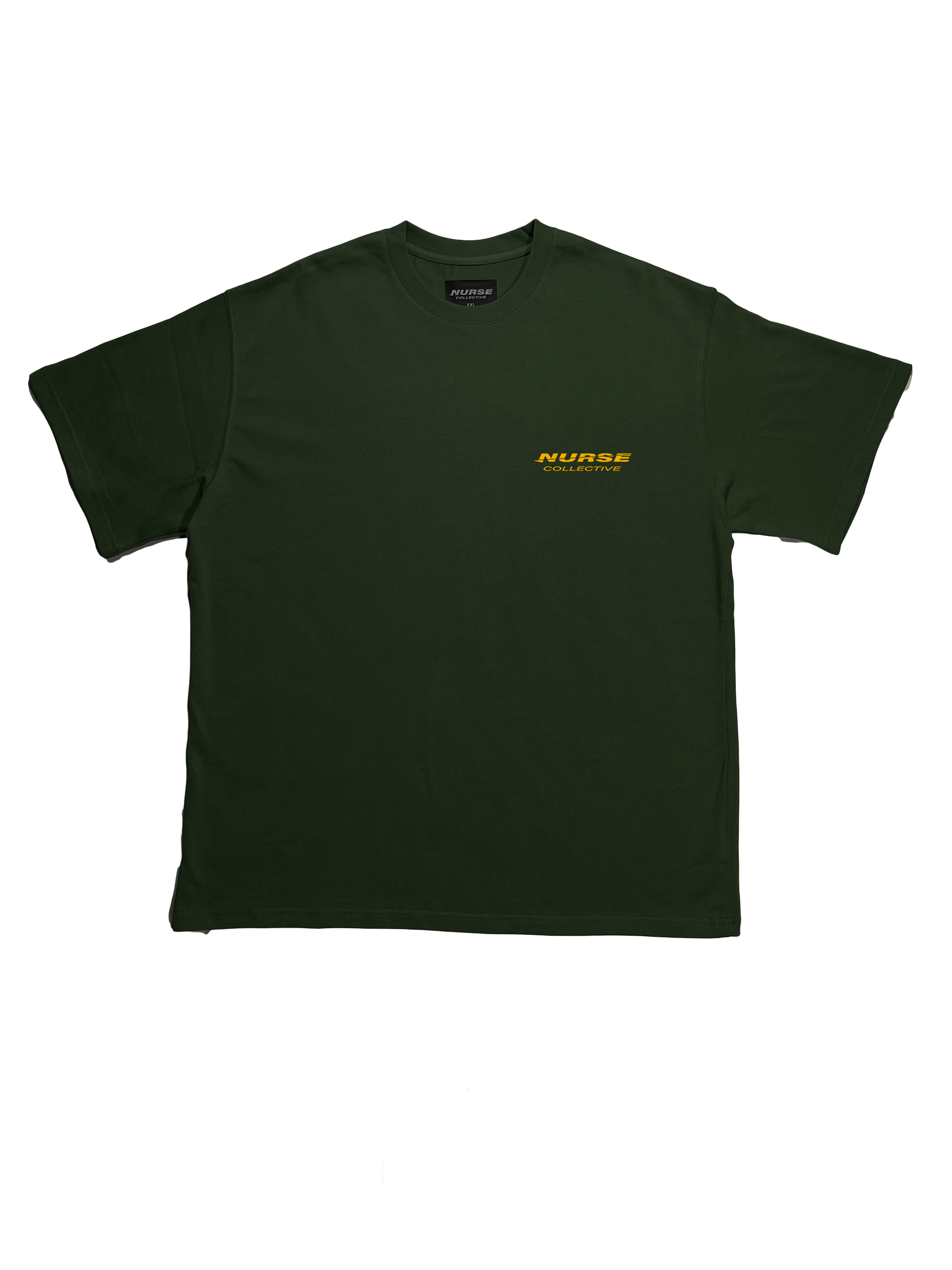 Nurse Collective "Dark Green" Oversized Tee