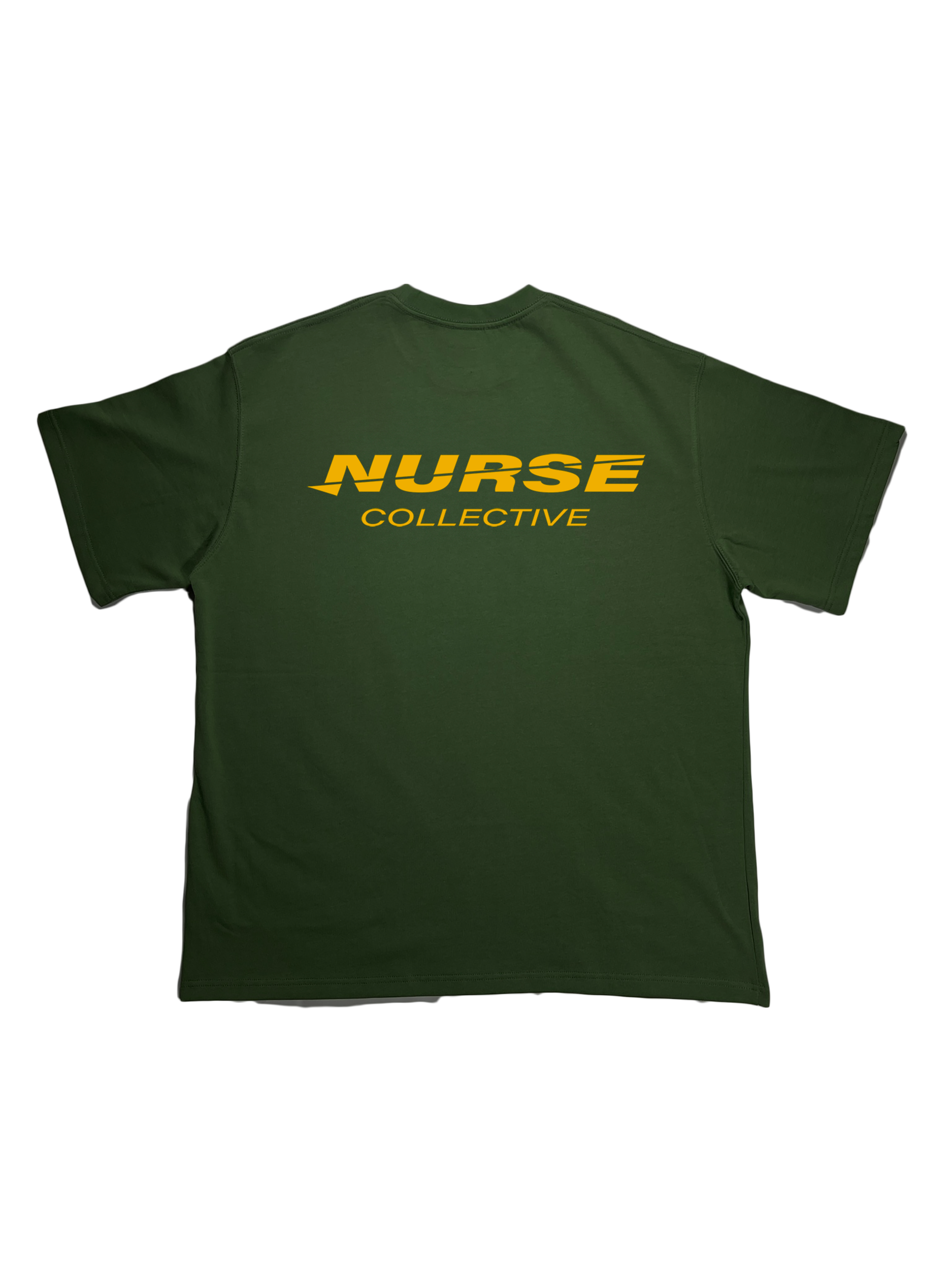 Nurse Collective "Dark Green" Oversized Tee