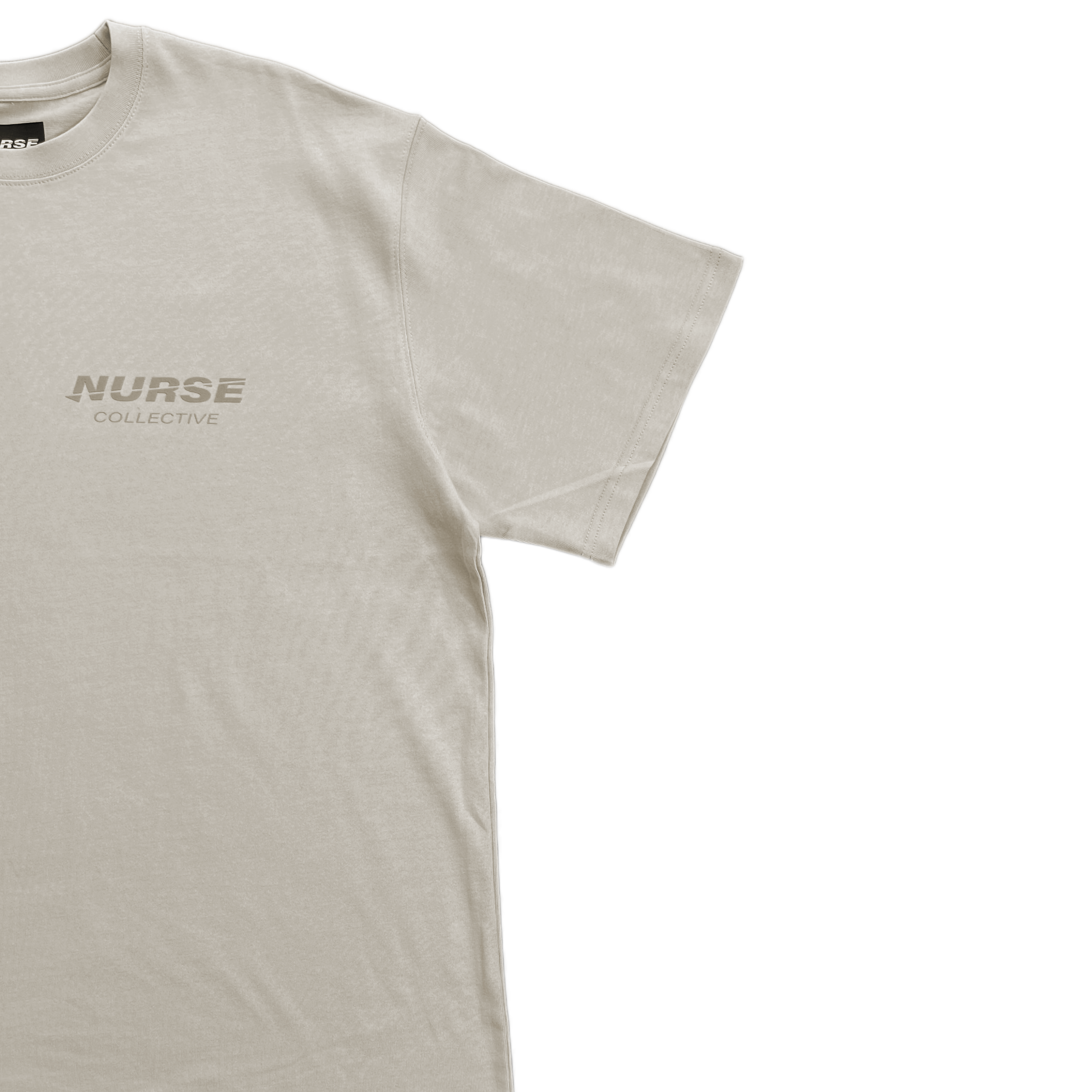 Nurse Collective "Khaki" Oversized Tee